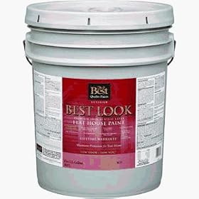 - W35W00796-20 Best Look Latex Flat 100% Acrylic House Paint