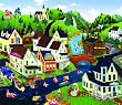 Floating on the River 550pc Jigsaw Puzzle by Robert LoGrippo