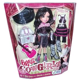 Bratz Cowgirlz Collection 10 Inch Doll Set - Rebel Rider JADE with 2 Set of Cowgirl... by Bratz