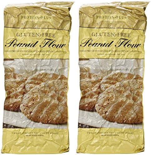 Protein Plus, Roasted All Natural Peanut Flour, 32 Oz (Pack of 2) (1814 G)