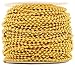 CleverDelights Ball Chain Roll - 100 Feet - Gold Color - 2.4mm Ball - #3 Size - Bulk Spool