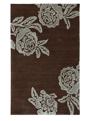 Jaipur Rugs Inc Hand Tufted, Bed of Roses Dark Chocolate/Dark Chocolate, 3.6 by 5.6 Feet On Sale