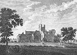 BERKS:Bisham Abbey:Grose Antiquities of,old print,1783