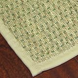 Anatolia Seagrass Rug 3x5 - Green, Polyester Binding