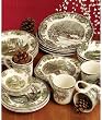Johnson Brothers Friendly Village 28-Piece Set with Square Accent Plates, Service for 4