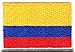 Flag of Colombia Colombian South America embroidered applique iron-on patch new size Medium