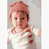 Sckoon Organic Knot Cap Zen Red Stripes