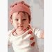 Sckoon Organic Knot Cap Zen Red Stripes