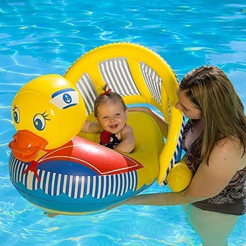 (Duck) Poolmaster Baby Rider Inflatable Pool Float