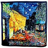 100% Satin Charmeuse Silk-Van Gogh's 