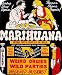 Marihuana Weed With Roots in Hell Vintage Movie MOUSE PAD
