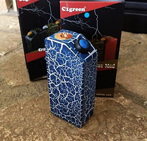 Cracked Design Box Mod by Cigreen - Cracks Box Mod with dual mosfets - Blue