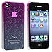 Insten Snap-on Case compatible with Apple iPhone 4 / 4S , Clear Hot Pink Waterdrop Ultra Thin