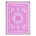 Modiano Italian Poker Game Playing Cards - Purple Poker - Large 4 Index - Single Card Deck - 100% Plastic Made in Italy