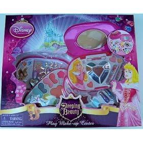 Disney Princess Make-Up Center - Glitter Makeup, Lipgloss, Nail polish, Nails, Eye Shadow, Blush & Make up Case