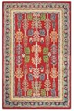Regency I Area Rug, 5-footx8-foot, RED