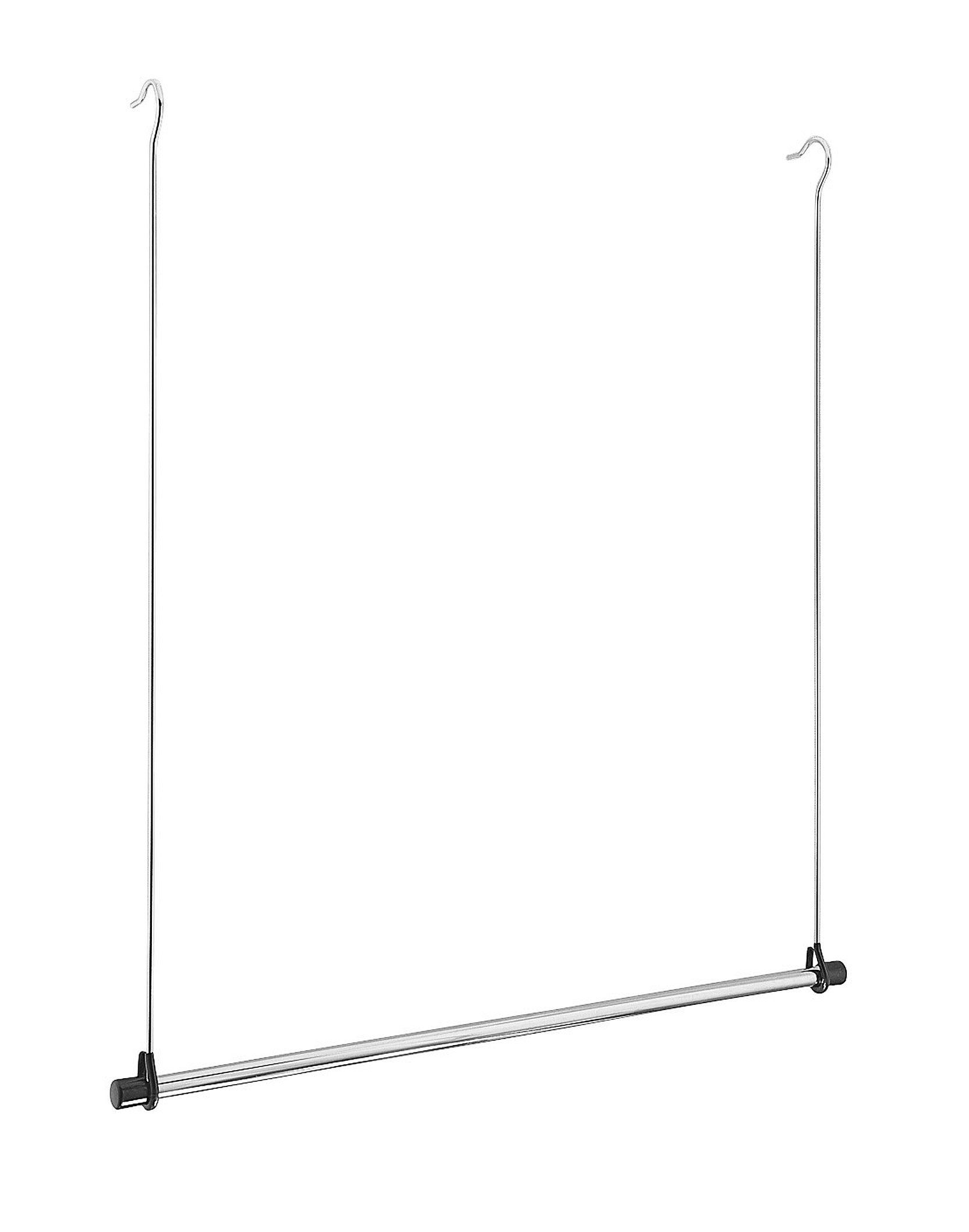 Double Space Hang Closet Rod Hanging Storage Wardrobe Clothes Organizer