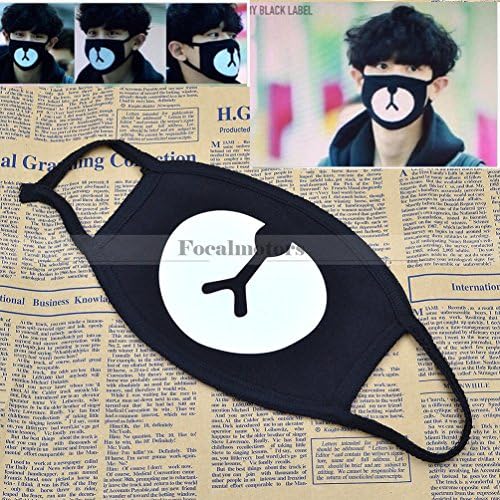 New Unisex Men Women Cycling Anti-Dust Cotton Mouth Face Mask Respirator Black
