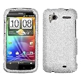 Silver Diamante Protector Cover(Diamante 2.0) for HTC Sensation 4G