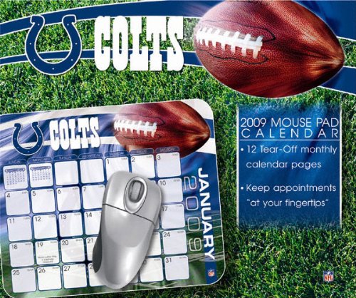 Indianapolis Colts 2009 Mouse Pad Calendars