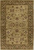 Albion Beige/Green 132 x 96 Area Rug