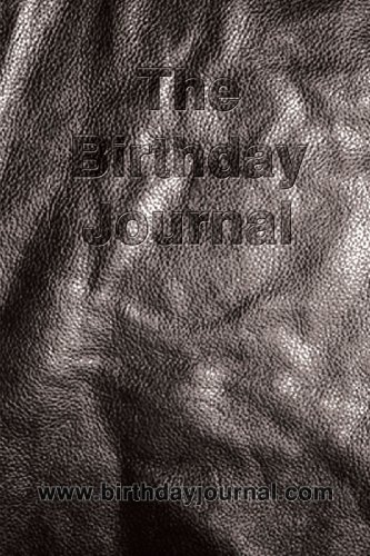the birthday journal wwwbirthdayjournalcom