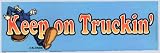 R. Crumb - Keep On Truckin - Bumper Sticker / Decal