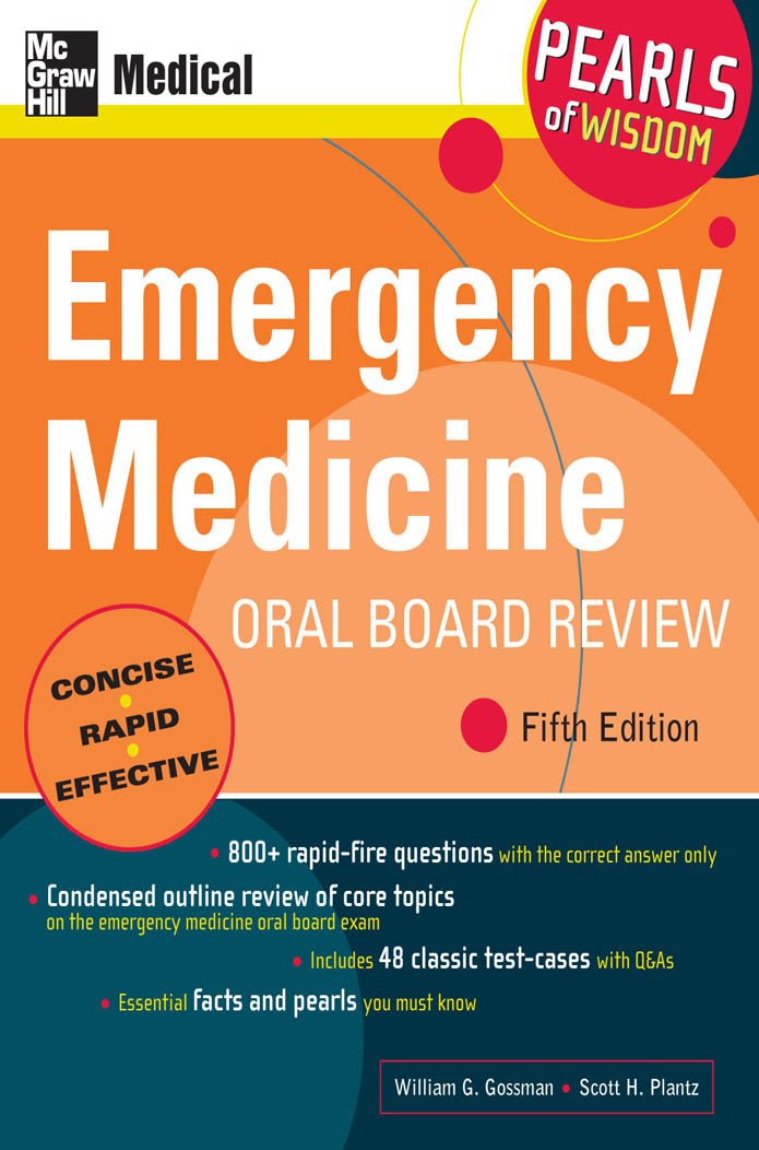 Amazon.com: Emergency Medicine Oral Board Review: Pearls of Wisdom ...