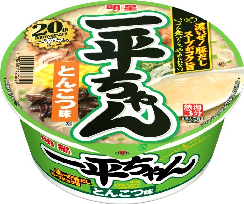 明星 一平ちゃん とんこつ味 84g×12個