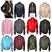Janisramone Womens Ladies New Ma1 Bomber Vintage Padded Jacket Girls Zip Up Classic Biker Coat