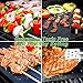 Homar BBQ Grill Mats - Set of 2 Heavy Duty Barbecue Grill and Bake Mats - Best in Barbecue Tool Sets Cooking Tools Accessories - Reusable Dishwasher Safe Nonstick for Gas Charcoal Electric Grills