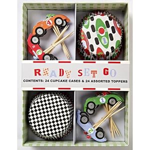 Race Car Cupcake Set By Meri Meri