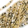 Czech Seed Beads Mix 11/0 "Honey Butter" Mix Cream Gold One Half Hank