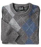 Lambswool Argyle Crew Neck Sweater