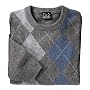 Lambswool Argyle Crew Neck Sweater