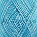 Air Breeze Yarn - Fine Light DK Weight Yarn for Socks, Sweaters, Baby Items - 50g/Skein - Lagoon Blue - 4 skeins