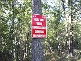 Six (6) Game Camera/Game Feeder/Land Protection Warning-Aluminum Signs