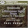 Mendelssohn : Symphonie n� 5 'R�formation' ; Songe d'une Nuit d'Et� (extraits) / Haydn : Symphonie n� 96 'Miracle'