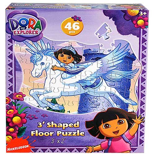 Dora the Explorer 3 Foot Shaped Floor Puzzle [46 pieces]