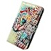 Bfun Packing Colorful Floral Elephant Wallet Leather Cover Case for Samsung Galaxy Note 4