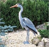 FISCHREIHER XXL Top Deko für Teich Garten Bachlauf