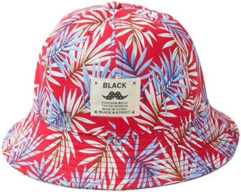 HKESEN Fashionable Unisex Wide Rim Flat Top Basic Hunting Fishing Outdoor Cap Bucket Hat--Color 01