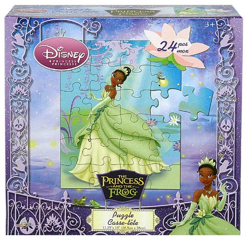 Disney The Princess and the Frog 24 Piece Puzzle (Green Dress)