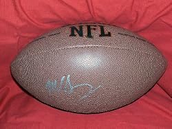 Mike Singletary Autographed NFL Wilson Composite Football, San Francisco 49ers, Chicago Bears, Proof Photo of Mike Signing for Us.