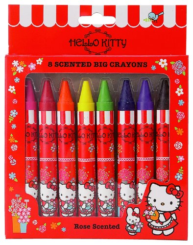 Hello Kitty 8-Color Scented Big Crayons: Flower