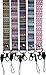5 PCS Oliveland Tribal Pattern Lanyards Keychain/id Badge/cellphone Holder (mix aztec package)