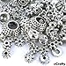 eCrafty EC-1155 100-Piece Bali Style Deluxe Spacer Mix Metal Beads, 100gm, Silver