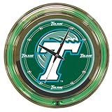Trademark Tulane University 14-Inch Diameter Neon Clock