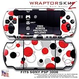 Lots of Dots Red on White WraptorSkinz Skin and Screen Protector Kit fits S ....
