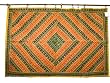 Orange Green India Moti Beaded Tapestry Sari Wall Hanging 60x40 Free Ship